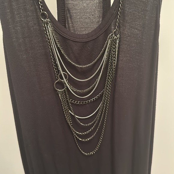 Vince Black Racer Back Tank - Picture 5 of 5